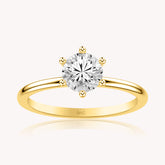 6 prongs Timeless Solitaire Ring