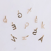 Allison Solid Gold Initial Charm