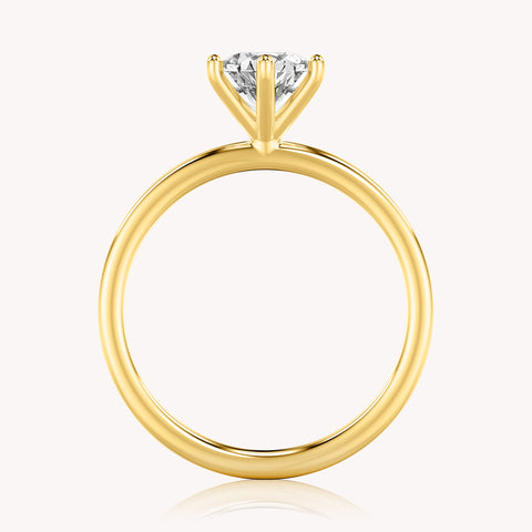 6 prongs Timeless Solitaire Ring