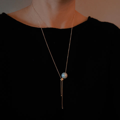 18K-gold-Adjustable-Pearl-Sphere-Necklace