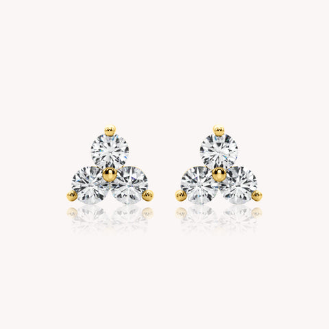 Blossom Diamond Petal Earrings