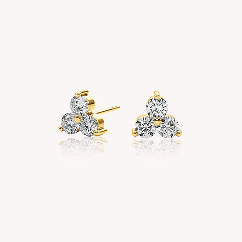 Blossom Diamond Petal Earrings